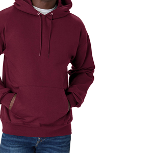 Sudadera con Capucha para Hombre, Color Sólido, Corte Regular, Felpa de Algodón, Informal, para Otoño, con Bolsillo Delantero y Capucha con Cordón Ajustable - Product Image 2