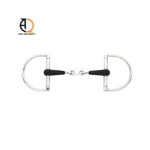 บิตม้าคุณภาพดีที่สุดสำหรับการแข่งม้า บิตสแนฟเฟิลสแตนเลสสำหรับขี่ม้า - Product Image 3