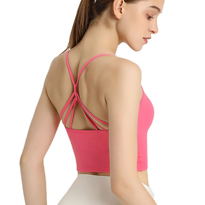 Sujetador Deportivo para Mujer, con Relleno Extraíble, Absorbe la Humedad, Elástico, para Yoga, Running, Ejercicio, Ropa Deportiva - Product Image 5