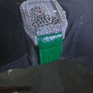 Reloj Clásico Personalizado para Hombre con Diamantes Cultivados en Laboratorio, Estilo Hip Hop, Joyería de Diamantes, Mejor Calidad, Precio al por Mayor - Product Image 2