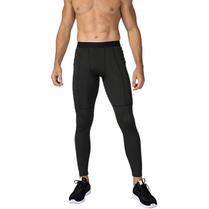 Leggings de sport pour homme, qualité supérieure, longueur cheville, style ajusté, exportateur et fournisseur de leggings de compression pour homme - Product Image 3