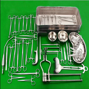Ensemble d'instruments chirurgicaux pour césarienne Jamso Industries, 59 pièces, kit de césarienne OB GYN avec étui de stérilisation, acier inoxydable - Product Image 3