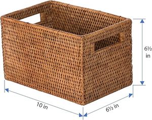 Cesta de mimbre marino al por mayor, maceta tejida natural para plantas de interior y decoración de jardín, hecha a mano en Vietnam, multiusos - Product Image 3