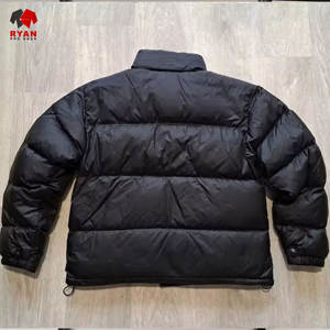 Veste matelassée sur mesure pour homme, col montant, fermeture éclair, tissu respirant avec impression de logo personnalisée - Product Image 3