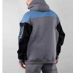 Sweat-shirts brodés pour hommes, en coton doux, décontractés, pantalons de jogging pour un confort et un style au quotidien - Product Image 3