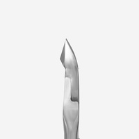 EXPERT-100 (9 mm) Pince à cuticules à manche courbé STALEKS Pro, finition mate, outils de manucure et nail art