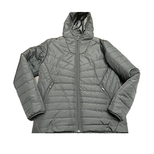 Veste matelassée à capuche pour homme, coupe-vent, fermeture éclair, couleur unie, manteau d'hiver décontracté, coupe régulière, rembourrage en polyester, vêtements d'extérieur - Product Image 6