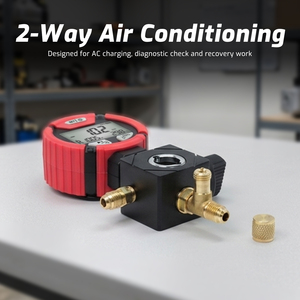 Manómetro Digital Compacto de Un Solo Manifold - Probador de Presión Alta, de -14.5 a 800 PSI, 88 Refrigerantes Disponibles para HVAC y Aire Acondicionado Automotriz - Product Image 5
