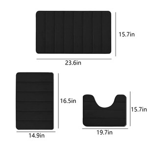 Alfombrillas de Baño de Algodón Ecológicas con Diseño de Ganchillo, Personalizadas, Antideslizantes, con Patrón Geométrico, Buen Precio, Nueva Llegada - Product Image 3