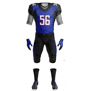 Sublimated Full Short Sleeve Sports Clothing American Football Uniform Personalized Rugby Soccer Uniform <b>Compression</b> Uniform - Product Image 2