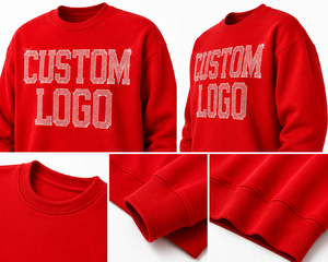 เสื้อสเวตเชิ้ตปักโลโก้แบบกำหนดเอง คอกลม แขนยาว สไตล์ลำลอง สีดำ ผ้าถัก 100% คอตตอน ทรงปกติ น้ำหนัก 350 กรัม สไตล์ฤดูใบไม้ร่วง - Product Image 5
