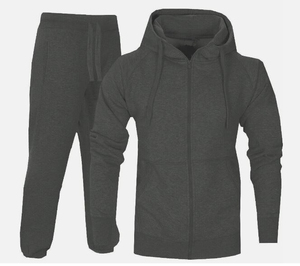 ชุดวอร์มลำลองแบบ unisex สำหรับฤดูหนาว พิมพ์ลายหรือสีพื้น ผ้าระบายอากาศ เป็นมิตรกับสิ่งแวดล้อม น้ำหนักเบา มีฮู้ด เชือกผูกเอว ยางยืดที่เอว ขายาว - Product Image 2