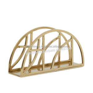 Porte-serviettes en fil de fer en acier inoxydable Design de luxe Table à manger en fil de fer en métal Porte-serviettes en argent au meilleur prix et à bas prix - Product Image 3