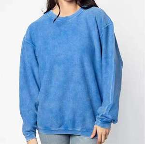 Vente en gros de t-shirts personnalisés avec logo, vierges, délavés à l'acide, de haute qualité, en coton, à col ras du cou cordonné, avec étiquette, pour impression sérigraphique - Product Image 1