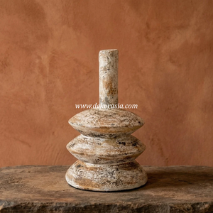 Jarrón de Cerámica Rústico Lamido en Terracota, con Forma de Botella, para Mesa, Maceta, PT Dekorasia Jayakarya, Venta al Por Mayor B2B, Exportación - Product Image 6