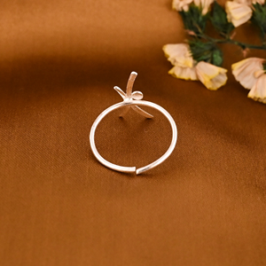Anillo Ajustable de Latón Plateado de Diseño Moderno para Boda, Compromiso, Fiesta, Regalo para Mujer, Lote al por Mayor de 25 Pares - Product Image 3