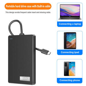 Boîtier de disque dur externe USB 3.1 2,5 pouces personnalisé avec logo pour la vente en gros - Product Image 2