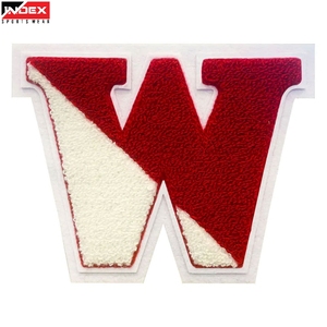 แพทช์เชนีลแบบสั่งทำ ป้ายปักอักษรโลโก้แบบวาร์ซิตี้ ป้ายปักลายปักแบบรีดติดหรือเย็บติดเสื้อแจ็คเก็ต เสื้อฮู้ดดี้ - Product Image 1