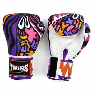 <b>Green</b> Premium Quality Twins Boxing <b>Gloves</b> Made Of Genuine <b>Leather</b> With Hook & Loop Training & Sparring Kickboxing Martial Art - Product Image 6