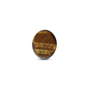 Certified Natural Tiger Eye Gemstone 9.63 Carat Calibrated Cat's Eye Brilliant Cut Yellow Red 10mm 6mm Wholesale - Product Image 2