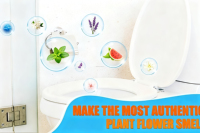 Nettoyant WC en gel floral à action rapide, nettoyage en profondeur, parfum longue durée, fourni par le fabricant