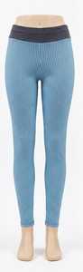 Breathable <b>Nylon</b> Spandex Workout <b>Leggings</b> for Women Elastic High Rise Fitness Tights - Product Image 2