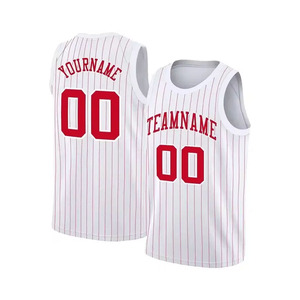 Maillot de baseball personnalisé blanc à manches courtes unisexe respirant 100% polyester Nom de l'équipe Nom de l'individu Impression par transfert thermique - Product Image 1