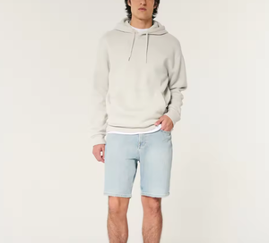 Sweat-shirt à capuche minimaliste personnalisé pour homme – Sweat-shirt en molleton de coton mélangé de qualité supérieure - Product Image 3