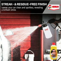 Savon auto-nettoyant Getsun, haute performance, pH neutre, éliminateur de saleté, solution à bulles denses, nettoyant liquide pour la restauration extérieure