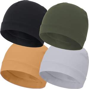 Bonnets personnalisés avec logo, ajustement élastique, unisexe, 5 panneaux, en coton, avec bande réglable, bonnets extensibles - Product Image 2