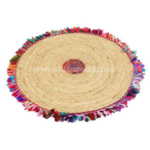 Outdoor Jute <b>Rug</b> Braided for Home Decor Jute <b>Rug</b> Mat Round <b>Large</b> Outdoor <b>Rug</b> Jute Carpets Indian Manufacturer - Product Image 6