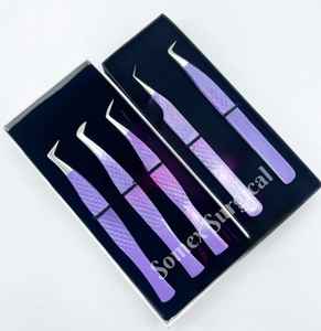 Pinzas de Alta Calidad con Punta de Fibra para Pestañas, de Acero Inoxidable y Almacenamiento en Múltiples Compartimentos, Pinzas para Injerto de Pestañas - Product Image 1