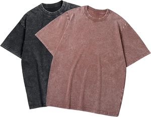 Streetwear t shirt Wear Max Heavyweight Retro Streetwear Oversized Boxy Fit Tee customize t shirts logo printed labels <b>tshirt</b> - Product Image 2