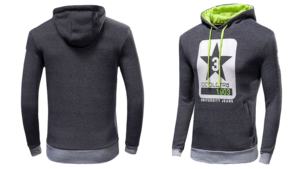 Sweat à capuche de poche kangourou personnalisé de qualité supérieure pour hommes sweat-shirt ajusté régulier sérigraphié écologique pour l'hiver - Product Image 5