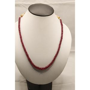 <b>Red</b> Ruby Round <b>Beads</b> 3-5mm Heated Stone Loose for Necklace Making - Product Image 1