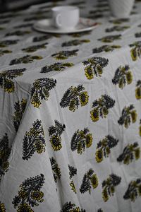 Mantel Rectangular de Algodón con Estampado Artesanal Indio, Mantel Floral para Mesa de Comedor - Product Image 6