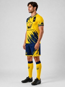 Soccer Uniform Custom <b>Athletic</b> Soccer Kit Lightweight Performance Jersey And Shorts Designed For Speed Comfort Mobility And Long - Product Image 4