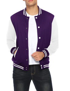Streetwear Winter Knitted Varsity <b>Jacket</b> Wool Sheep Leather Plus Size Breathable Men's College Sports - Product Image 3