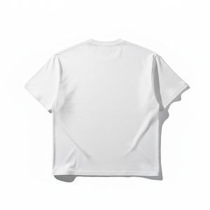 T-shirt Boxy Durable pour Homme en Coton Biologique, Coupe Ample, Épaules Tombantes, Style Streetwear, Personnalisable avec Logo Brodé, Uni et Vierge - Product Image 3