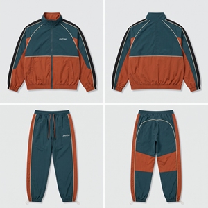 Ensemble de survêtement coupe-vent en gros pour hommes, personnalisé, en nylon, style sportswear, pour les États-Unis, en vrac - Product Image 4