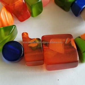 High Quality Customized Women's Handcrafted Angel <b>Resin</b> Fashion Bracelet Color Strand From India Handmade <b>Resin</b> Crafts - Product Image 2