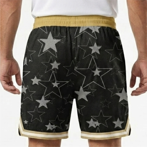 Shorts de sport décontractés pour hommes en toile respirante à séchage rapide, style hip-hop, 100 % coton, vente en gros - Product Image 5