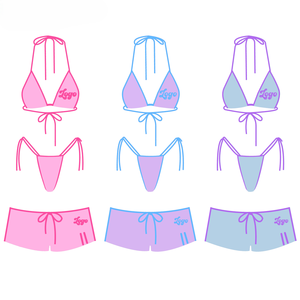Conjunto de Bikini de Dos Piezas para Mujer, Ropa de Playa de Secado Rápido Premium, Ajuste Ajustable, Marca Privada OEM, Venta al Por Mayor, Moda de Verano de EE. UU. - Product Image 2