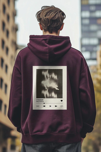 Sweat-shirts en molleton de haute qualité pour hommes, 80% coton, 20% polyester, logo personnalisé, surdimensionnés, poids lourd 480 GSM, imprimés graphiques - Product Image 4
