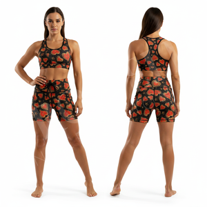Custom High Causal Gym Shorts Custom Printed <b>Pattern</b> Stretch Workout Breathable Fitness Running Activewear All Season Shorts - Product Image 3