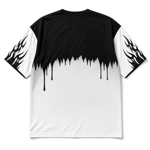 ASH EMPIRE เสื้อยืดแขนสั้นพิมพ์ลายเสือดำสีขาวขนาดใหญ่สำหรับผู้ชายสตรีทแวร์เสื้อเจอร์ซีย์คอกลมระบายอากาศได้ดี - Product Image 4