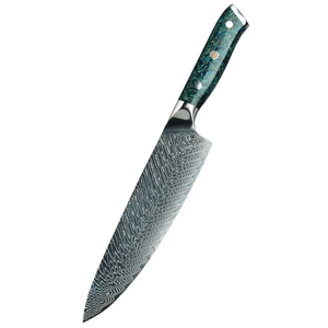LEGACY BLADES High Performance Damascus Steel Chef <b>Knife</b> Resin Handle Razor <b>Sharp</b> Professional <b>Kitchen</b> <b>Knife</b> Supplier - Product Image 1