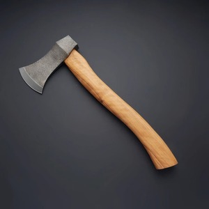Hacha auténtica de estilo nórdico, hacha con mango de madera grabado, hacha vikinga de acero al carbono, hacha Odin hecha a mano, coleccionable. - Product Image 6