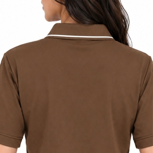 Camisa Polo para Mujer, Manga Corta, Personalizable, Estilo Casual para Exteriores, Uso Diario Elegante, Diseño Minimalista, Ropa Moderna - Product Image 5
