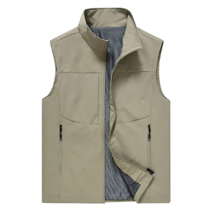 Chaleco Táctico para Hombre, Ligero, de Softshell, sin Mangas, Cortavientos, Forrado de Forro Polar, para Senderismo, Pesca y Caza - Product Image 6